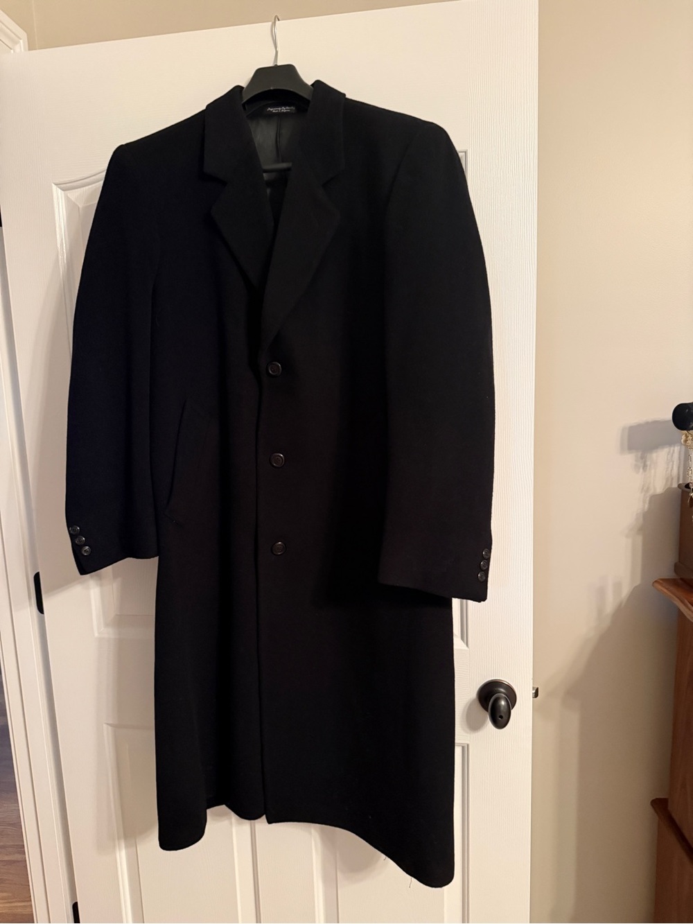Full Length Mens Top Coat